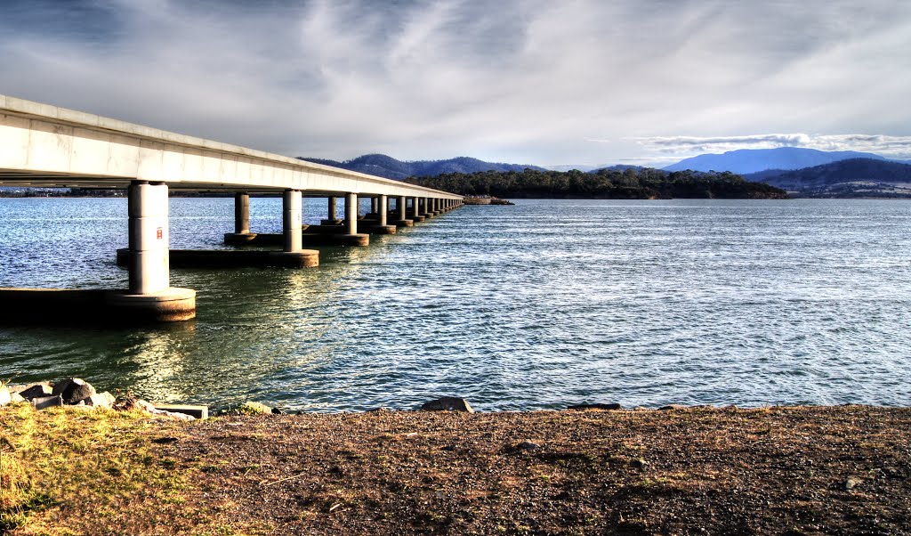 North Western Side, Sorell Causeway Bridge. by Tewbacka