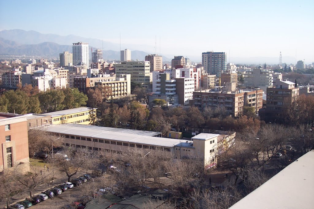 Mendoza- Argentina- City Hall roof top views of Mendoza by cheets99