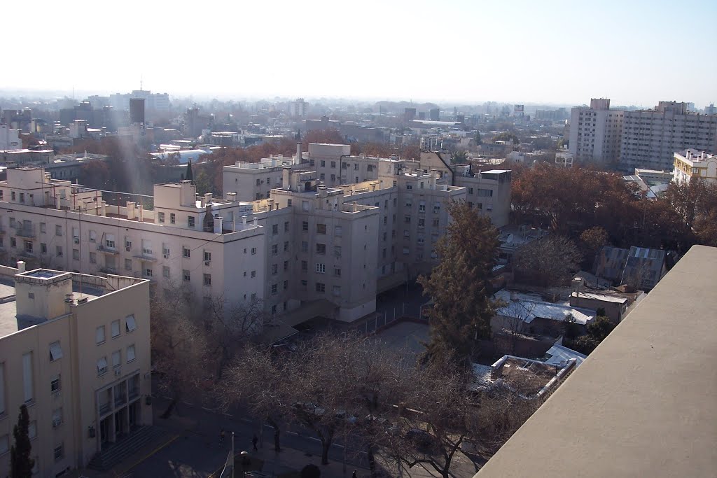 Mendoza- Argentina- City Hall roof top views of Mendoza by cheets99