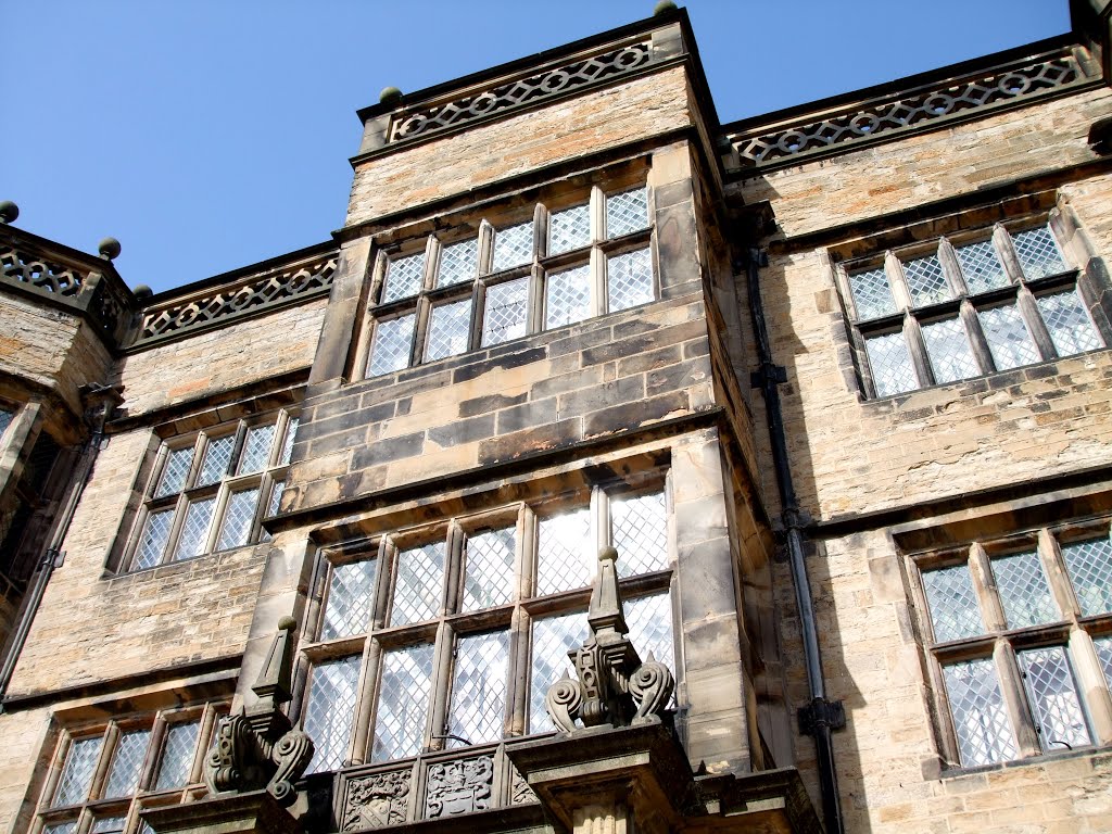 Above the entrance to Gawthorpe Hall by rustyruth