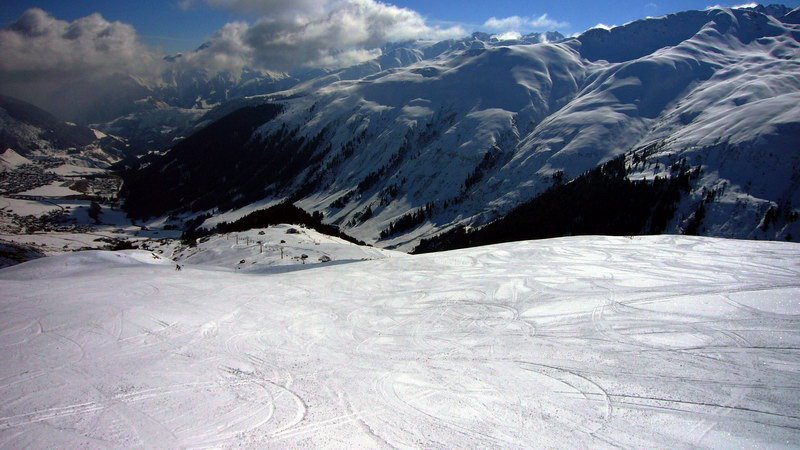 Skigebiet Sedrun-Milez-Cuolm Val, März 2008 by basis104