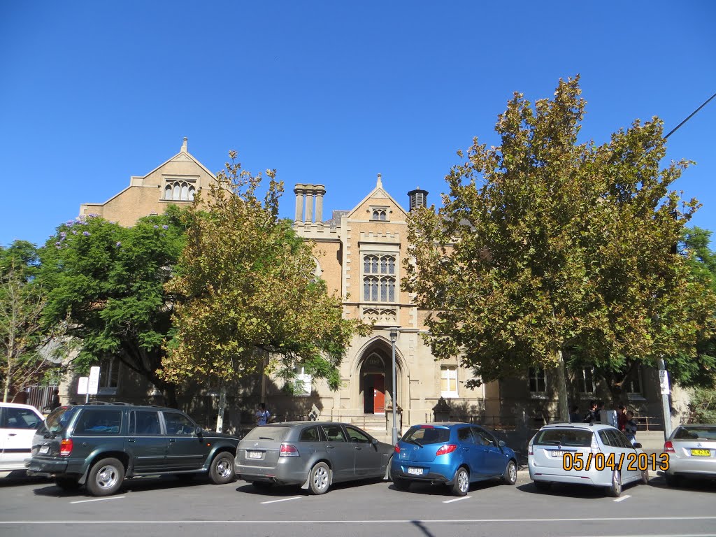 Beautiful Older Style Buildings along Grote Street in ADELAIDE in SA, on 5-04-2013 by Peter John Tate,