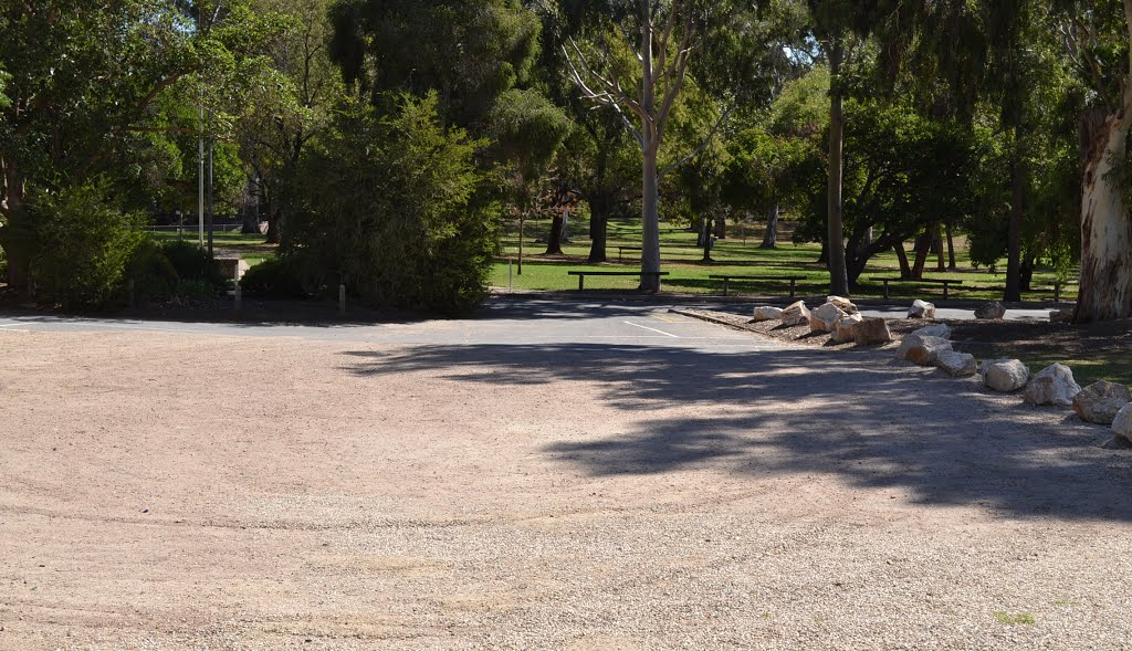 Car park for rugby club and soldiers' memorial site by Phaedrus Fleurieu