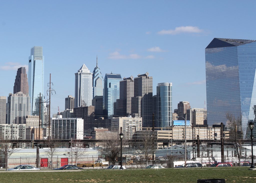 Drexel Park view of Philadelphia skyline by neil.gilmour