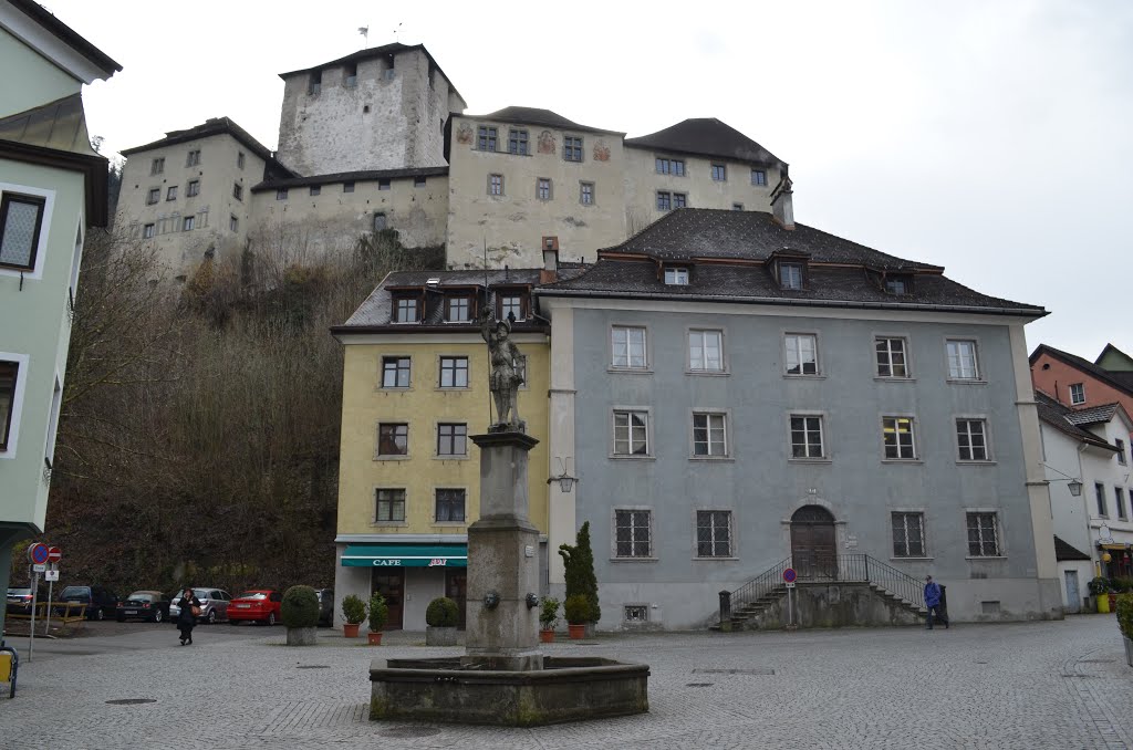 Feldkirch, Schattenburg on the Hill by Alexander Prolygin