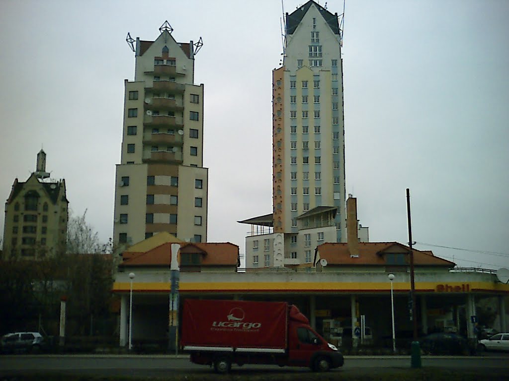 Mrakodrapy v Lučenci / Skyscrapers in Lučenec by Denis Ondriškovič