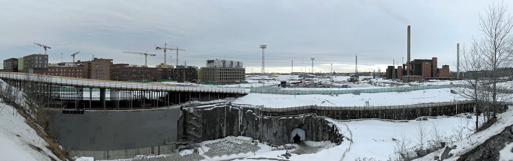 Kalasatama panorama - February 2013 by Petteri Kantokari