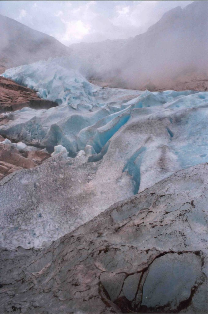 Briksdalsbreen - la lingua del ghiacciaio by vacci