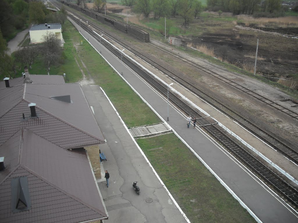 Polessk station-view from the tower by СаНЯ