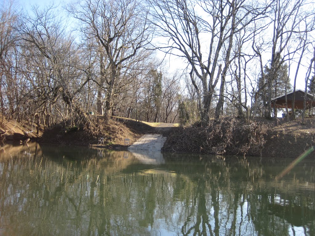 A well built private river access ramp by midatlanticriverrat