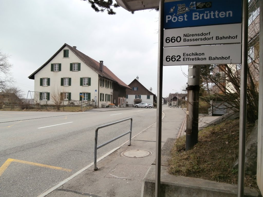 Brütten , Post Bushaltestelle by Bencze Zsolt