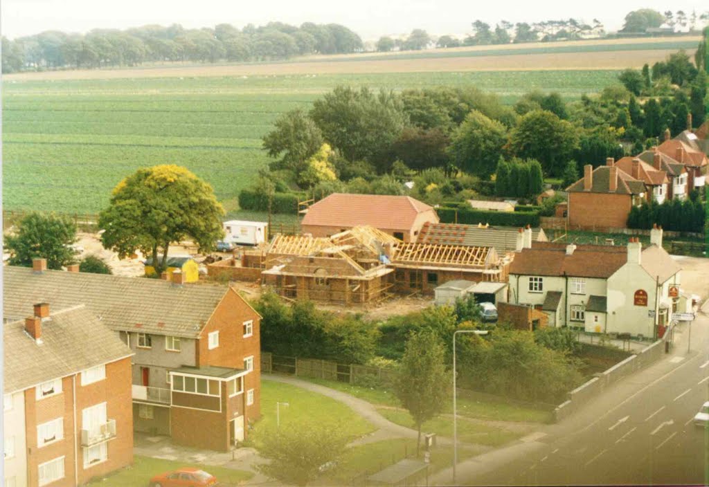 The Old Anchor and New Anchor being Built by Brownhills George