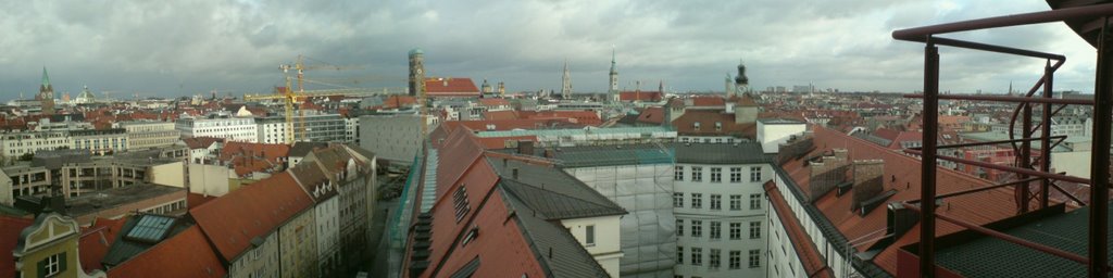 münchen skyline by ralph walczyk