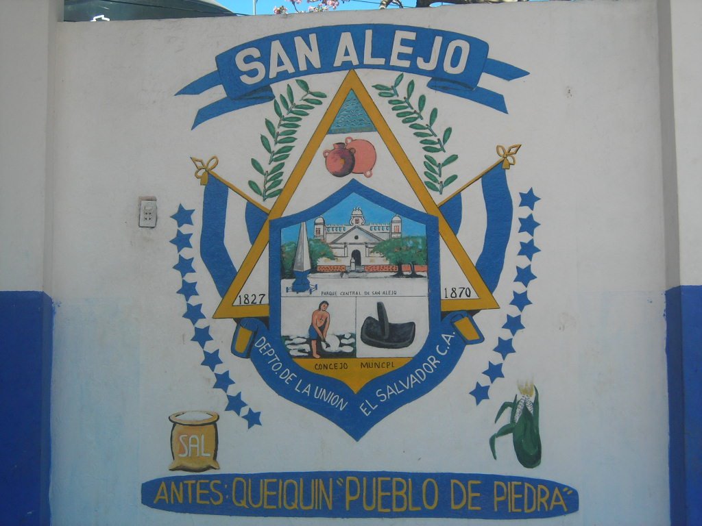 San Alejo IV escudo// emblem by Dr. Mejía Clavel