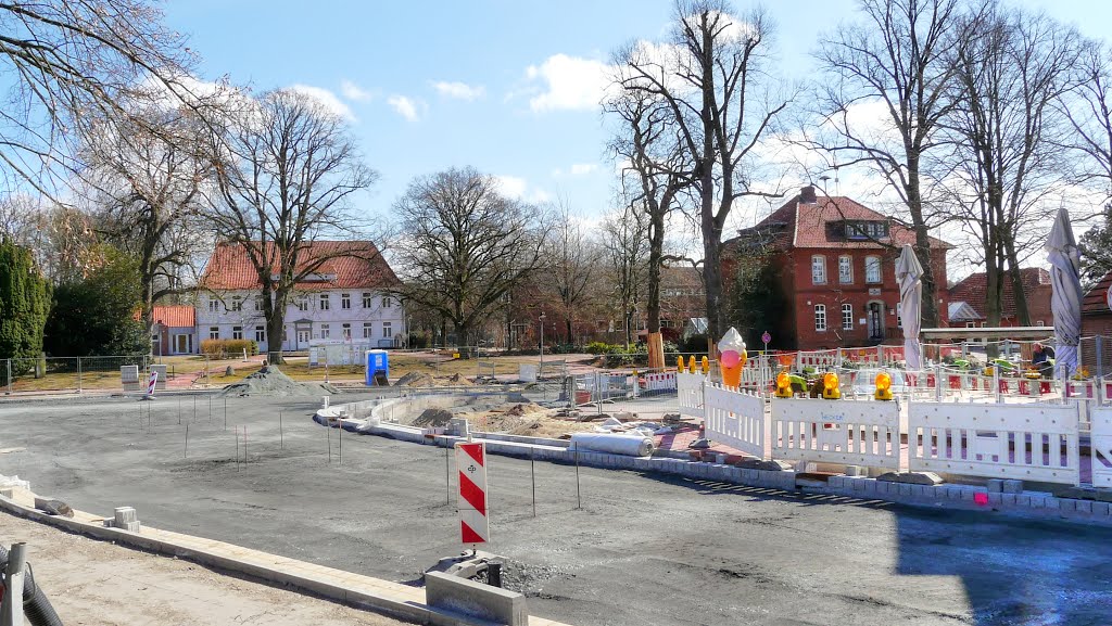 Die Baustelle für den neuen Kreisverkehr by Dominic Techau