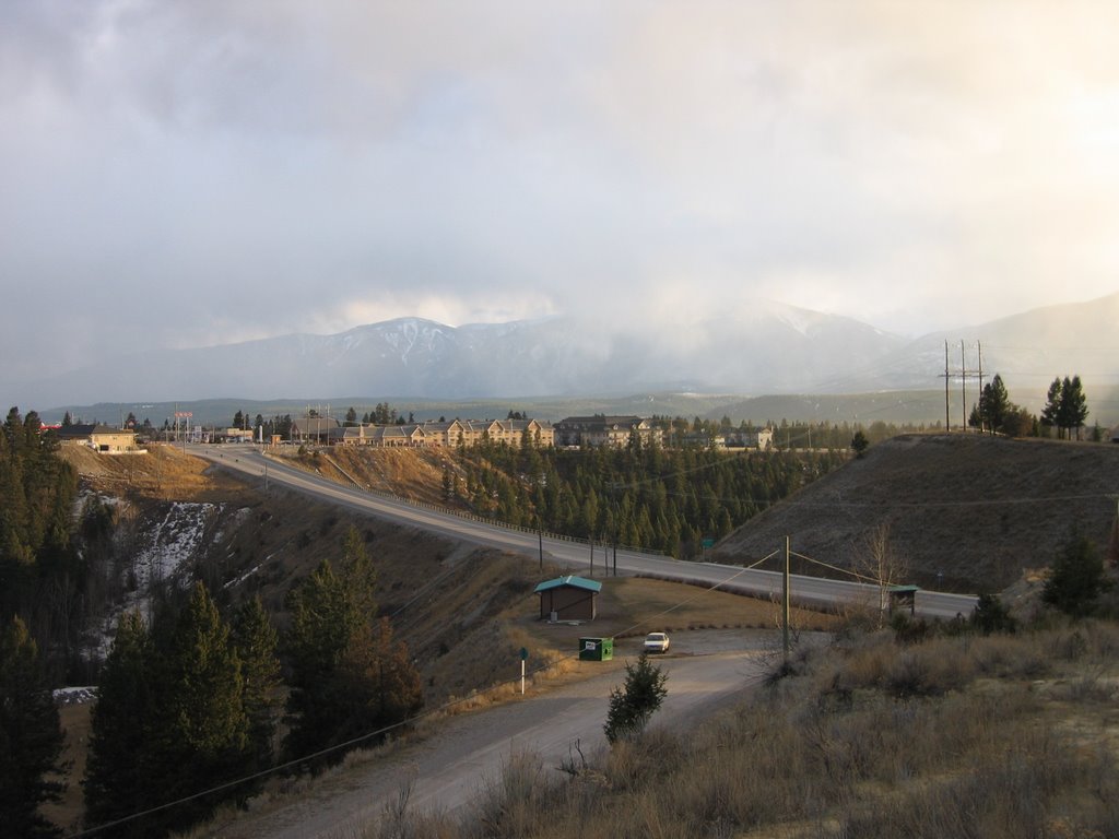 The Semi-Arid Bench And Highway 95 In The Lower Elevation Near Radium BC by David Cure-Hryciuk