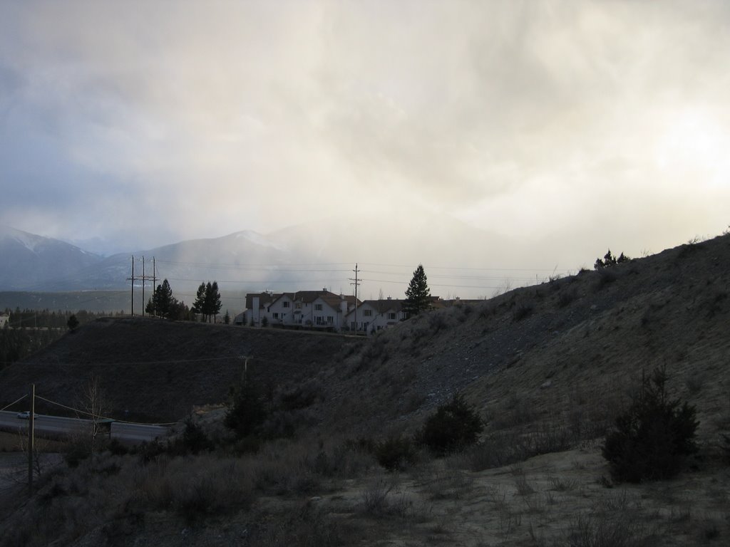 Passing Weather In The Rocky Mountain Trench Near Radium BC by David Cure-Hryciuk