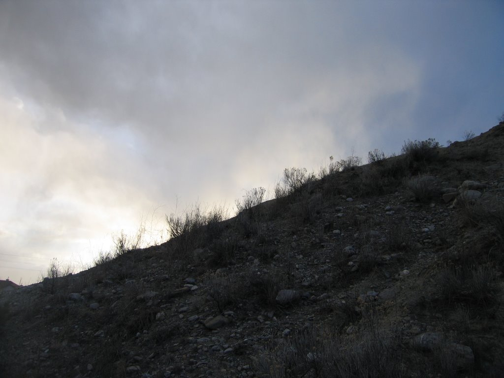 A Division Between Sky And Hillside Near Radium BC by David Cure-Hryciuk