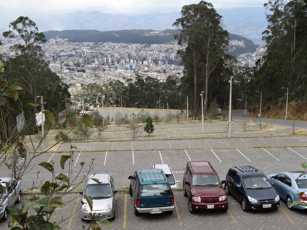 View from Teleferiqo to Quito by Ron Stachowiak