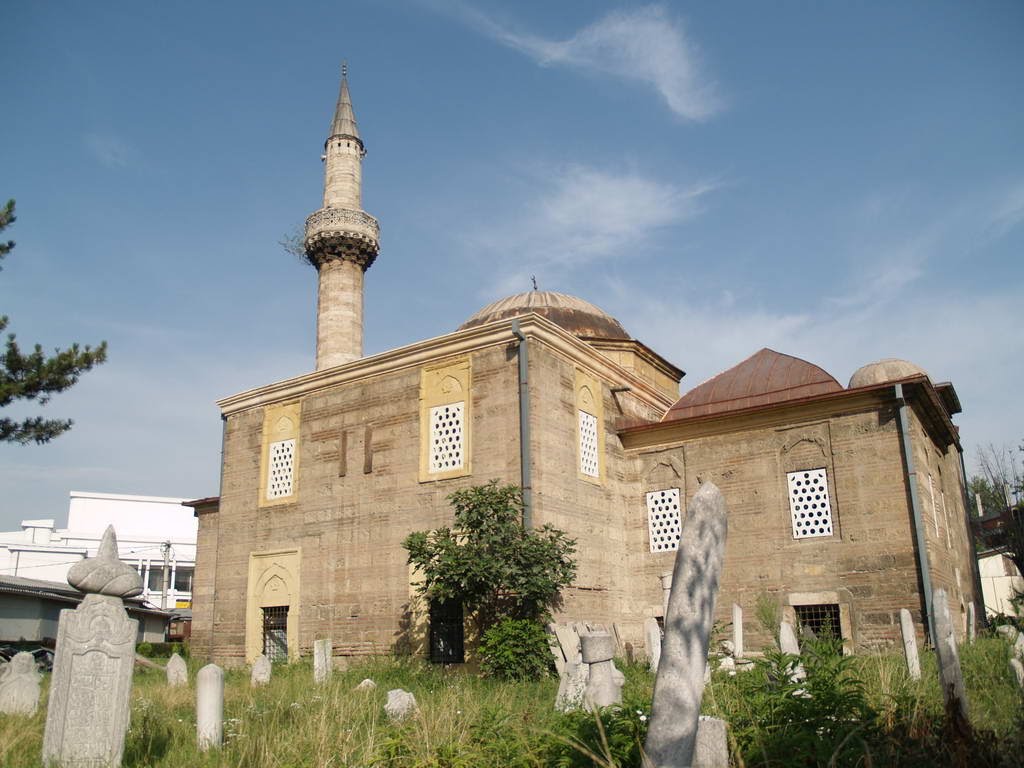 Skopje; Allaja Mosque from churchyard by viczki