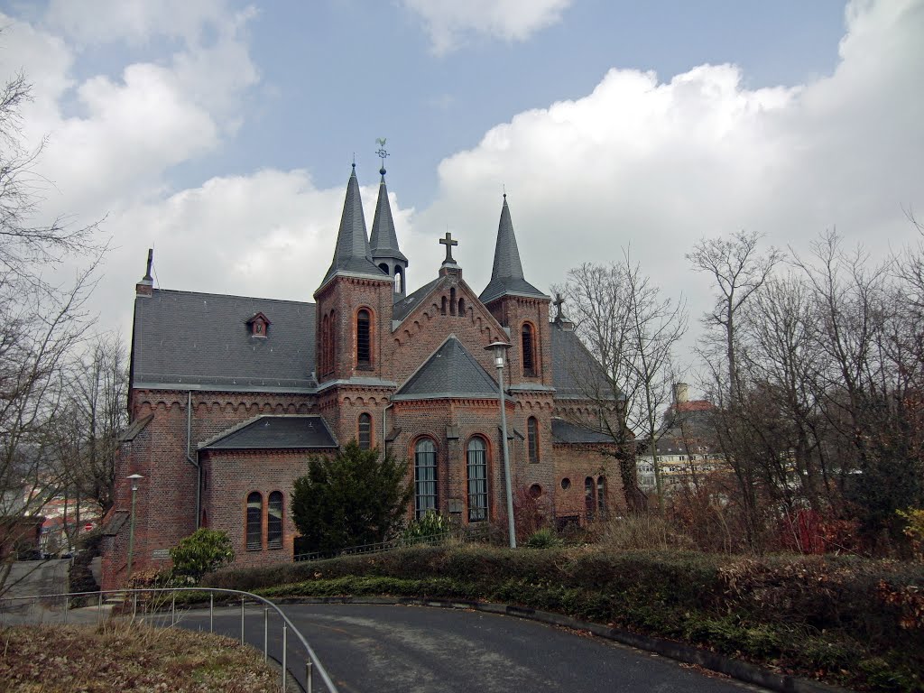 Bethel, Zionskirche, Blick Sparrenburg by orgwin.