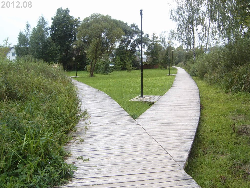 Mediniai pėsčiųjų takai / Wooden Public Walkways by Irmantas - No2Views!