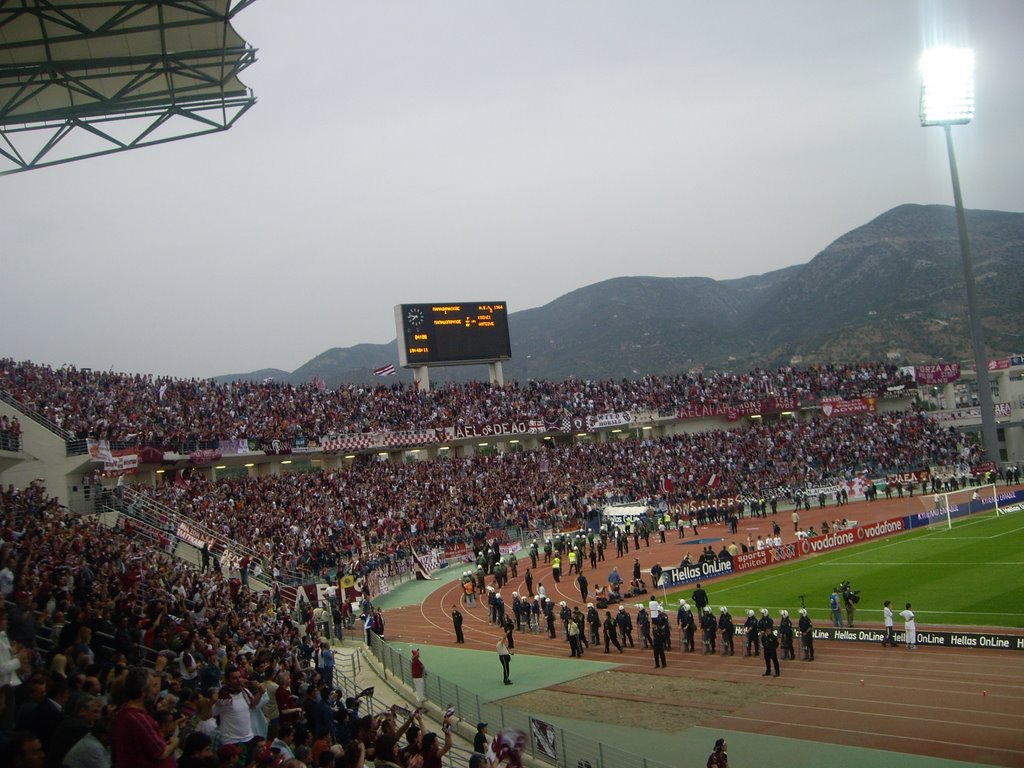 Panthessaliko stadium-Greek cup 2007 by jimnestoras