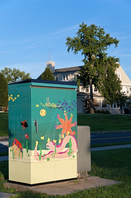 "Aquarium" Traffic Control Box by viviansville