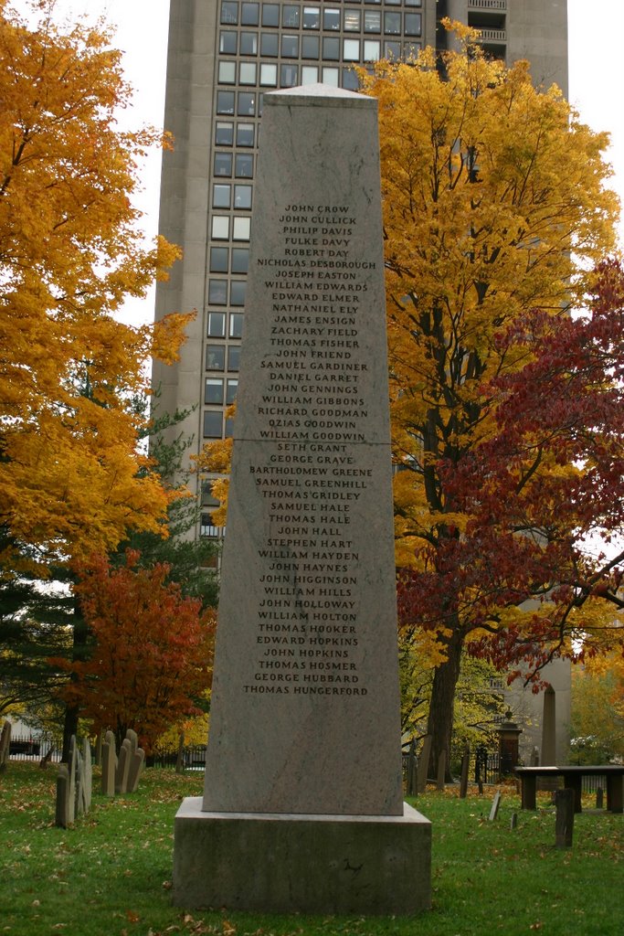 Founders of Hartford, CT (old cemetery downtown) 2 by nsheedy