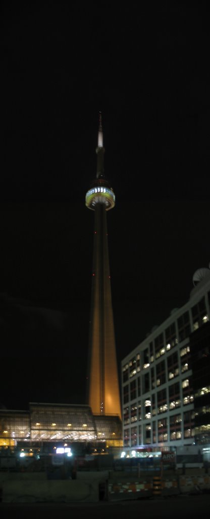 CN Tower at Night by HOLadd1