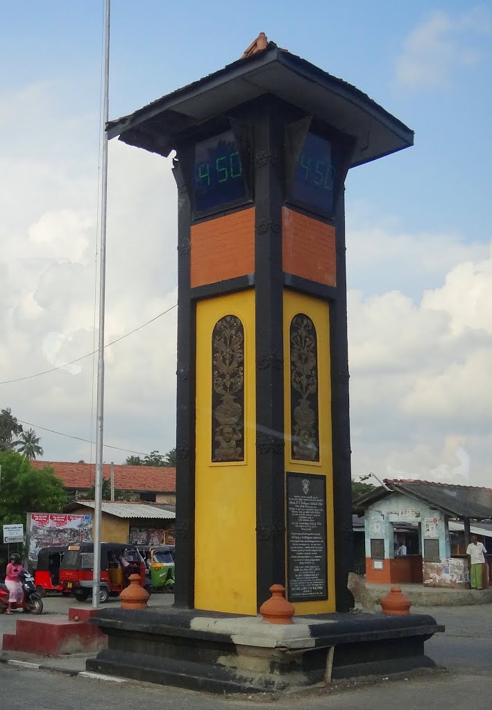 Habaraduwa Clock Tower by baba49