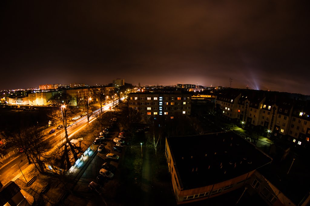 Szczecin at night by Damian_4L