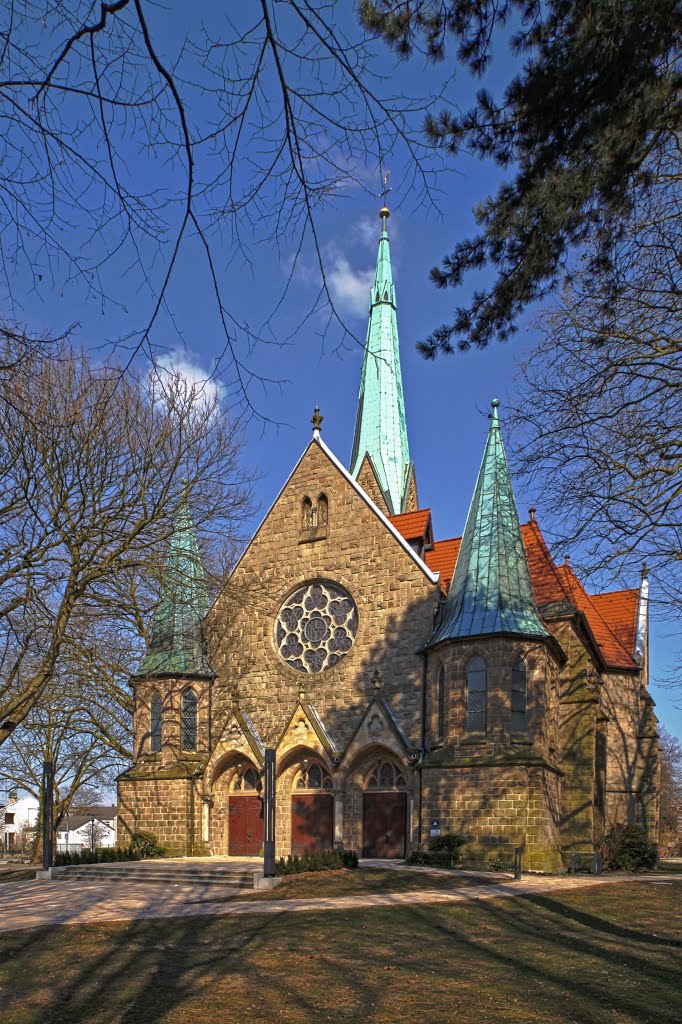 Evangelische Kirche in Holzwickede (HDR) by Holger Sangel