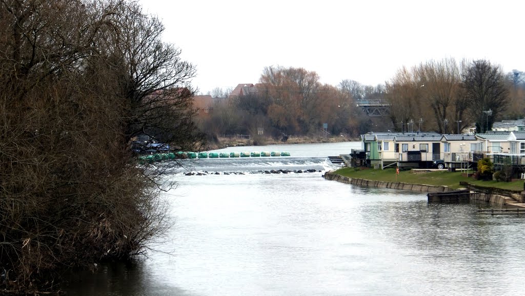 Evesham - the weir by muba