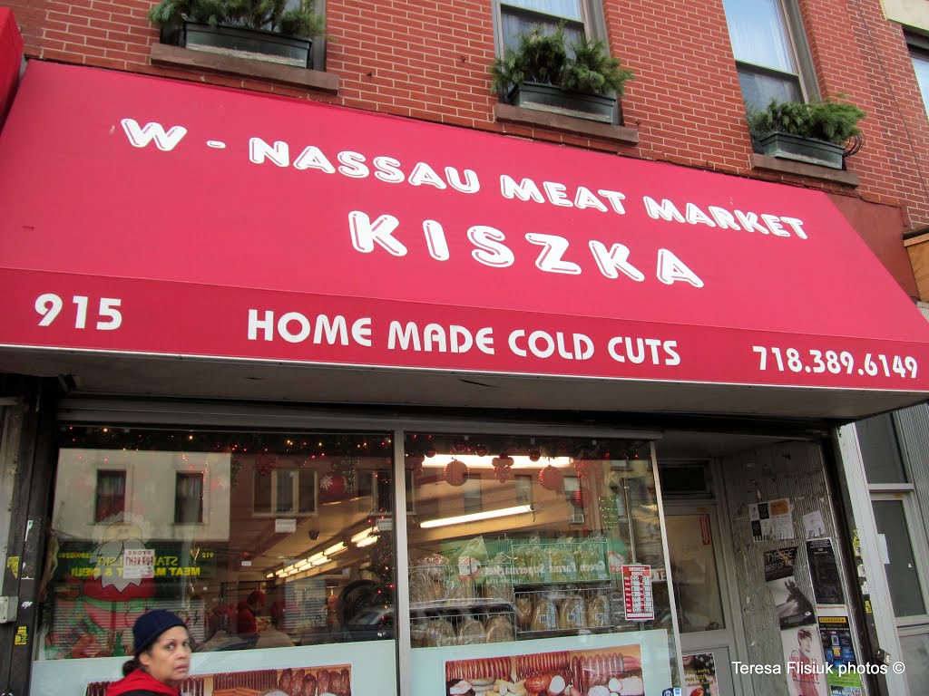 Polish Meat store "Kiszka". Greenpoint, Brooklyn, New York. by MementoMori