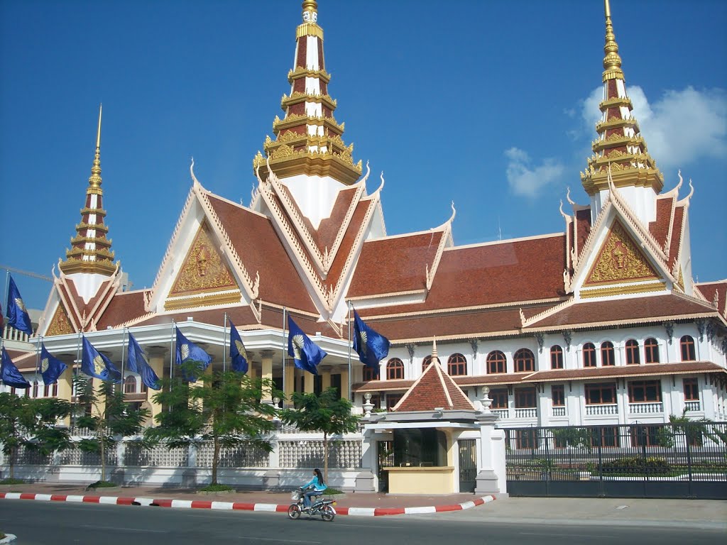 Phnom Penh, National Assembly Building, .02 by Emel Yamanturk