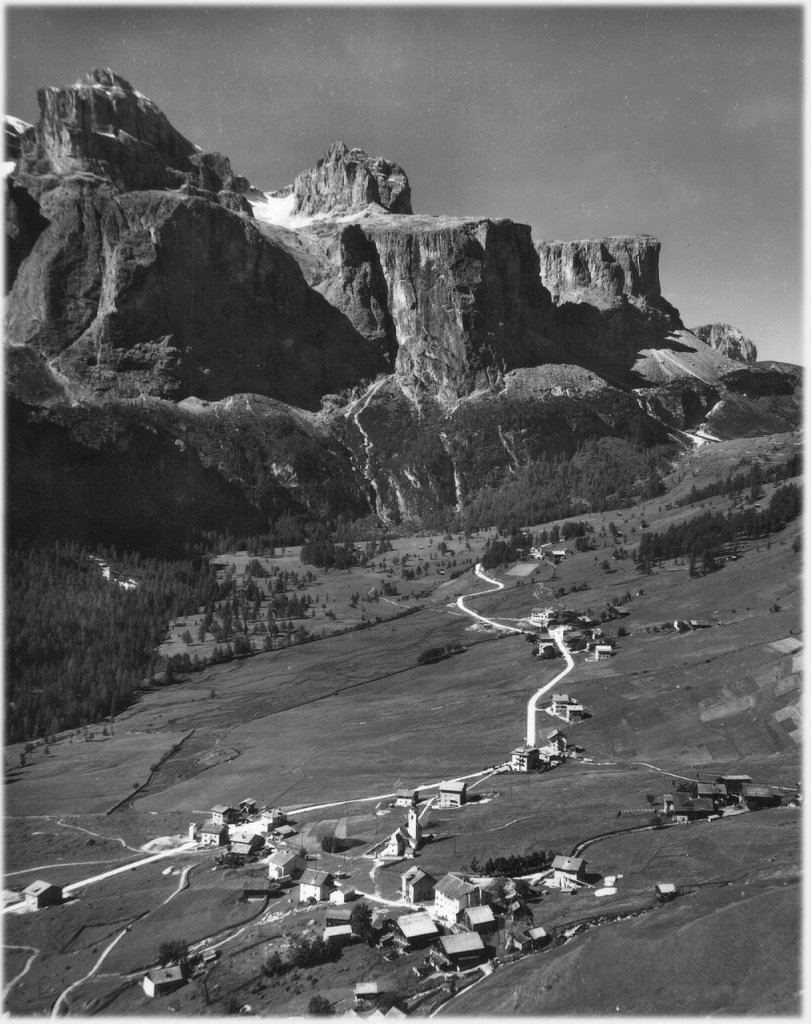 Colfosco - Gruppo Sella - Passo Gardena - 1958 by Roberto De Bernardi Old Photo