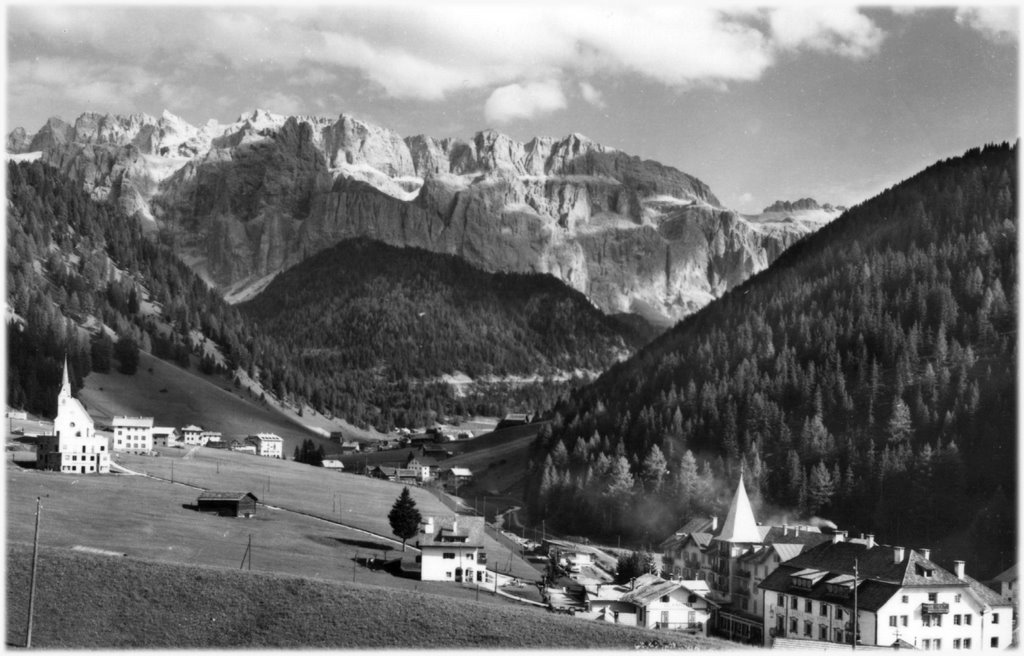 Selva di Val Gardena - Gruppo Sella - 1955 by Roberto De Bernardi Old Photo