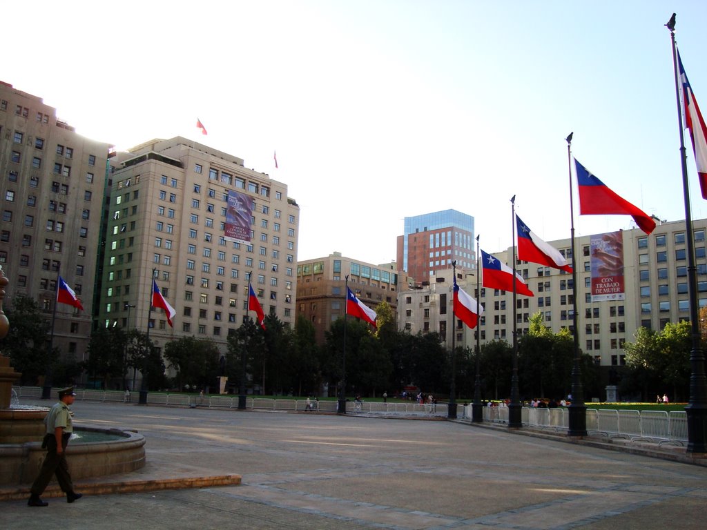 Constitution´s Square, Santiago de Chile by Agustín Olivares