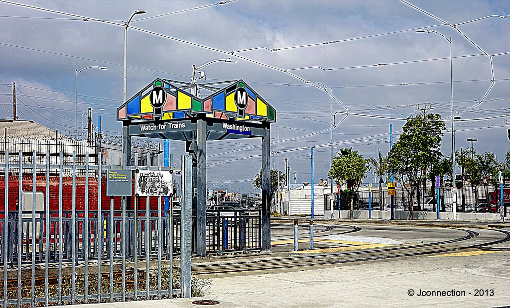 Washington & Long Beach Bl. ► Blue Line Metro by Easy Street Images ©