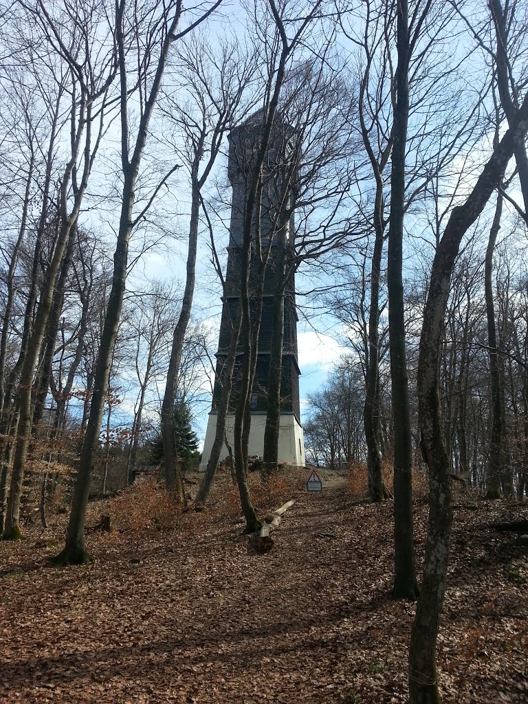 So sieht dieser Römerstein-Turm aus, dahinter ist auch noch ein großer Grill-Platz... by Joe Turtle