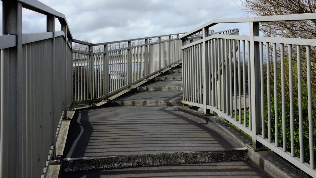 Footbridge, Wilmslow Bypass by Dennis Neill