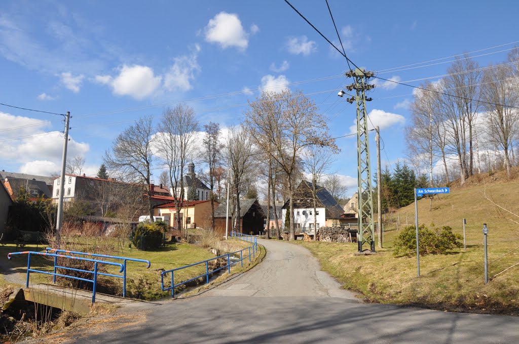 Kreuzung Hecht-Schuster-Gasse, Weg zum Reitstall und Am Schwarzbach by schwarzbach