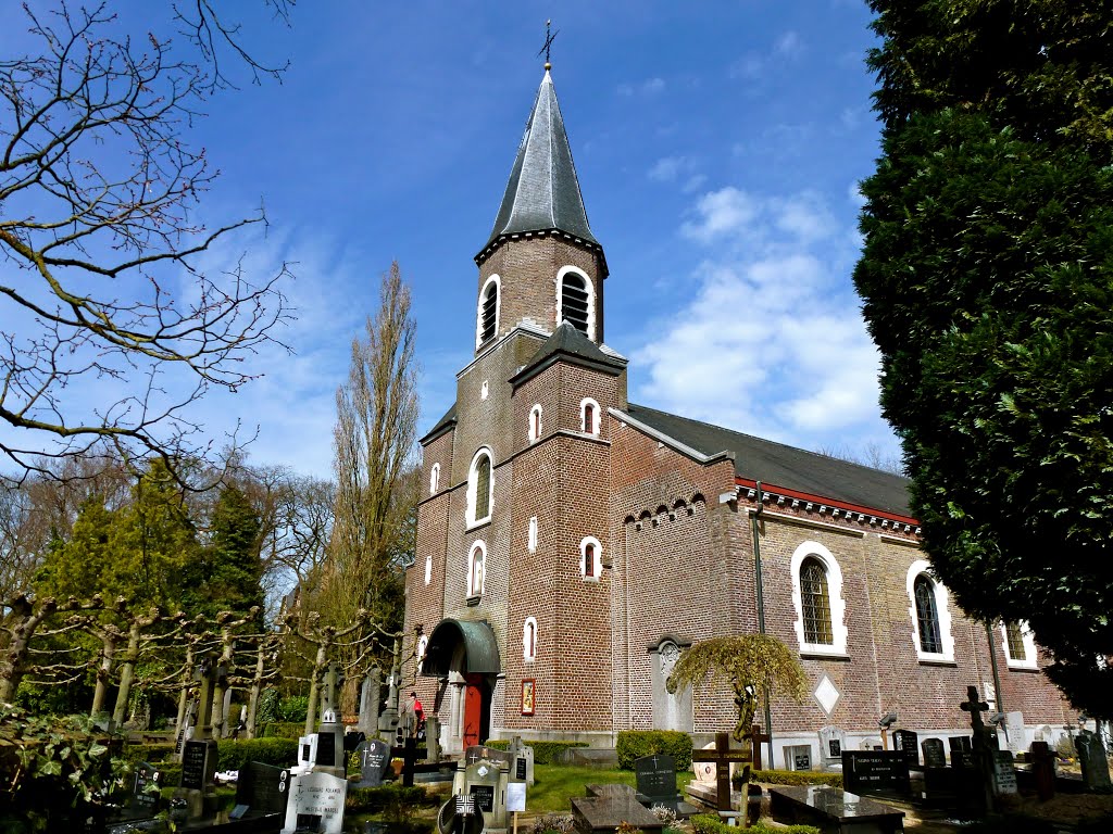 Deurle , Sint-Martens-Latem Sint Aldegondiskerk 1835 gebouwd by joeri Goossens