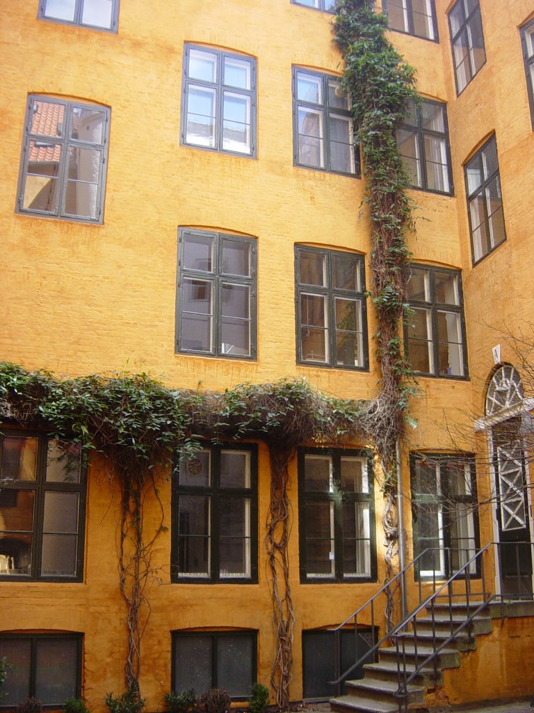 Courtyard, Copenhagen, Denmark by SpagBog