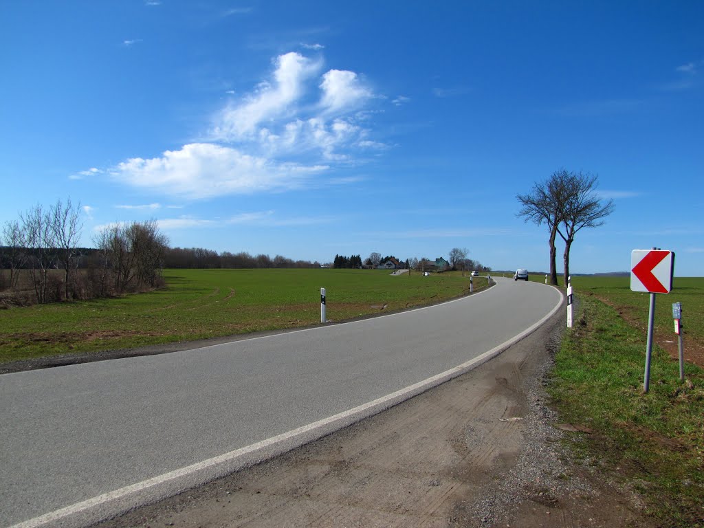 Straße nach Lugau by A.Lugau