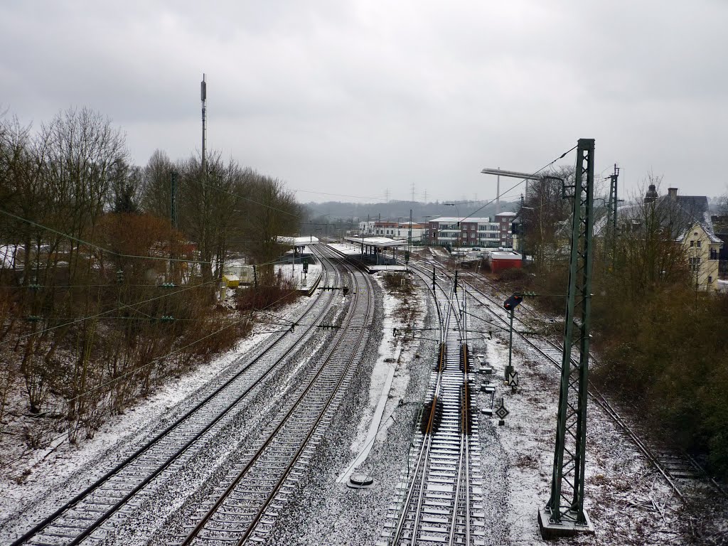 Ruhrtalbahn, Blick zum Bahnhof Bochum-Dahlhausen / 23.02.2013 by Iceman93 / NO VIEWS!!!