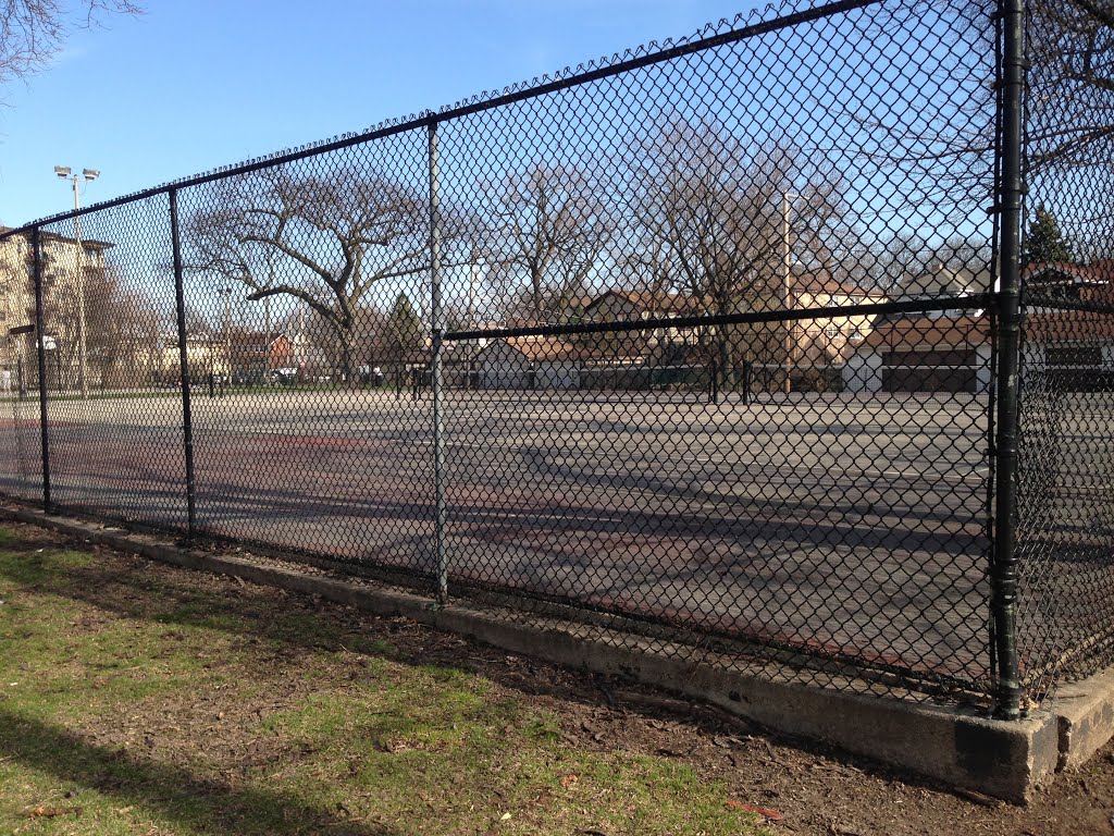 Tennis courts by Csantos64