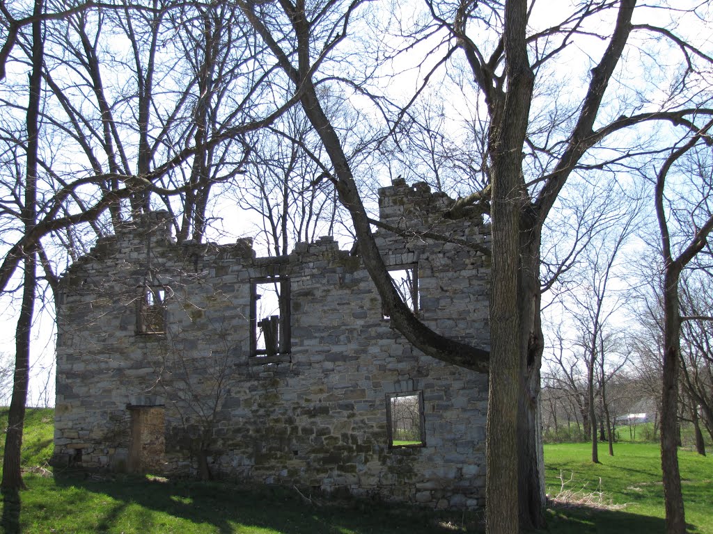 Barr Mill Ruins by Chris Sanfino