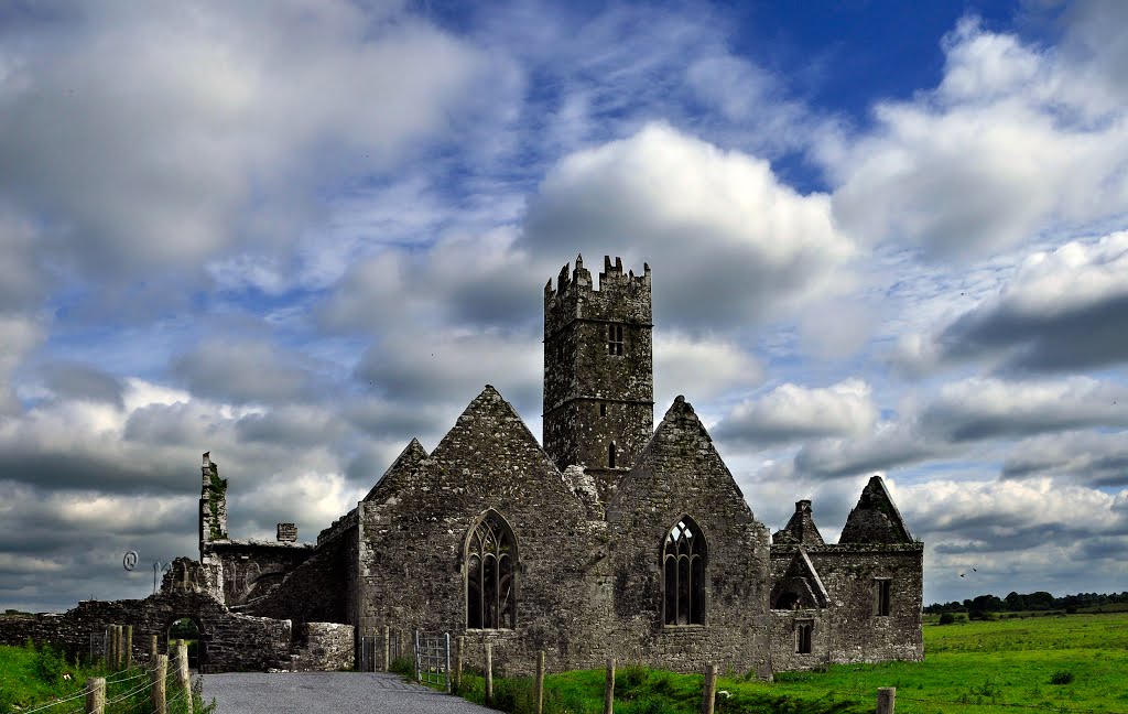 Ireland. Ross Errilly Friary. One of the best-preserved medieval monastic sites country wide. Some times with a blue sky :) by ®mene